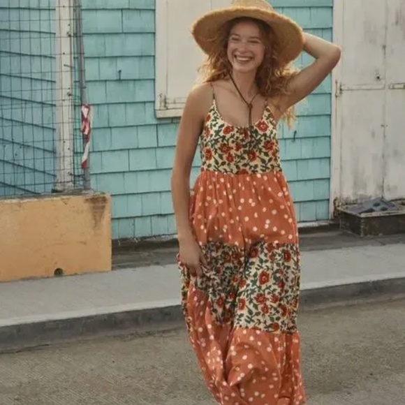 NWOT Roller Rabbit Dakota Maxi Dress ~ Medium - Picture 1 of 4